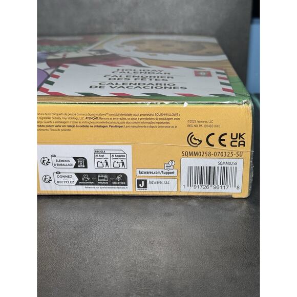 Squishmallows Micromallow Advent Calendar 2025 - 12 Mini Holiday Plush - Picture 3 of 4